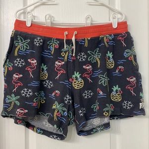 Chubbies men’s large lounge shorts. 5.5” inseam. Back pocket.